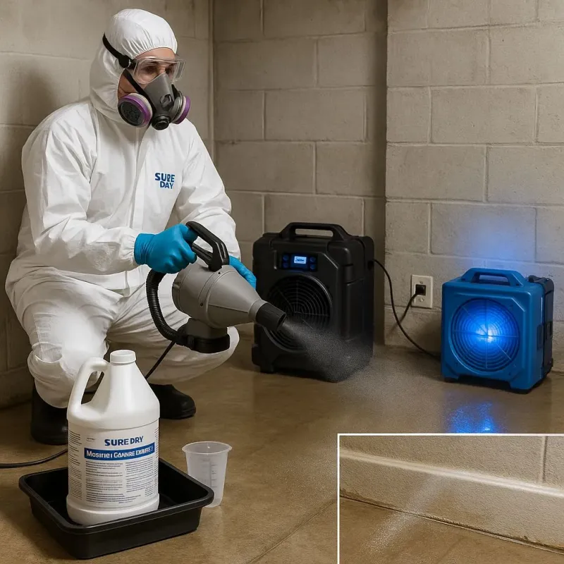 Sanitization and Odor Removal process in Kenly, NC